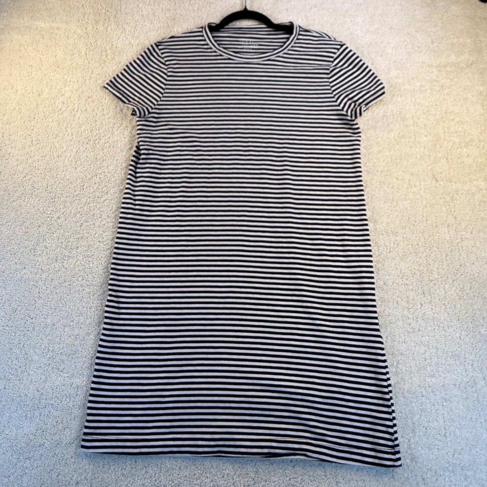 Time‎ and Tru Womens M (8-10) Striped Casual Short Sleeve T-Shirt Dress
